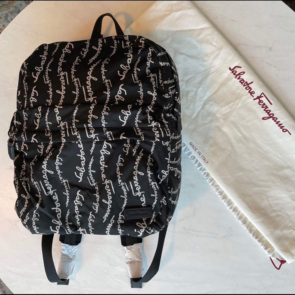 Ferragamo Men’s Nylon Backpack